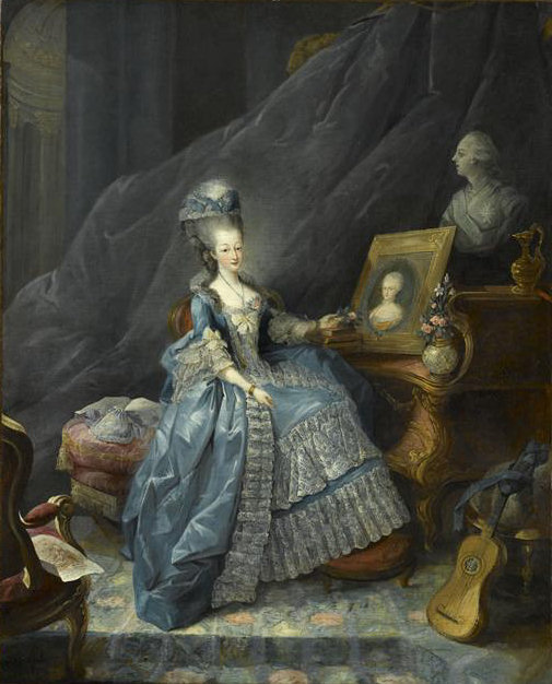 Marie-Thrse de Sardaigne - par Jean-Baptiste-Andr Gautier d'Agoty - 1775